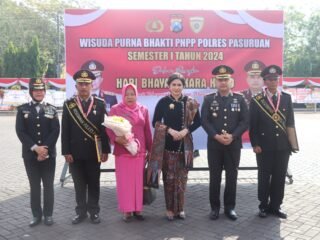 Polres Pasuruan Gelar Upacara Parade Hari Bhayangkara Ke-78 Tahun 2024