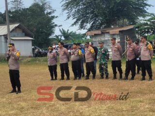 Siap Mengamankan Pengesahan Warga PSHT, Polres Pasuruan Gelar Apel Gabungan