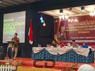 KPU Kota Pasuruan Adakan Sosialisasi Penyusunan Visi dan Misi Bakal Calon Walikota dan Wakil Walikota