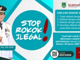 Pj. Bupati Pasuruan Dr. Nurkholis, S.Sos., M.Si., CIPA, CIHCM ; Stop Rokok Ilegal Tahun 2024