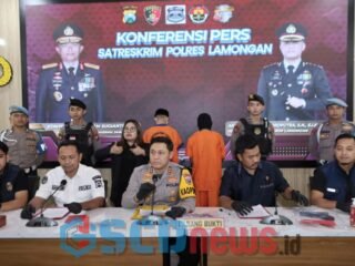 Polres Lamongan Berhasil Amankan Dua Tersangka Penembakan 6 Jam Pasca Kejadian di Desa Sembung