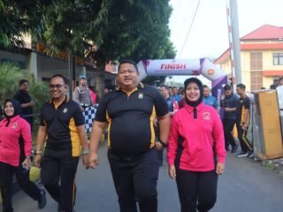 Polres Pasuruan Gelar Olahraga Bersama: Perkuat Sinergi Lintas Institusi di Hari Bhayangkara ke-79