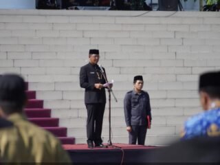 Pemkab Pasuruan Gaungkan Semangat ‘Jatim Bisa’ pada Upacara HUT ke-80 Jawa Timur