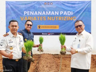 Kunjungan Kakanwil Ditjenpas Jawa Barat, Lapas Karawang Bertumbuh Memanfaatkan Lahan Idle Dalam Mendukung Ketahanan Pangan